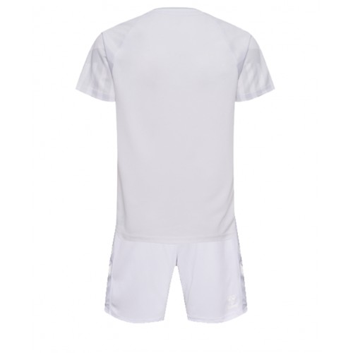 Maillot de foot Danemark Extérieur enfant Monde 2022 Manches Courte (+ pantalon court)